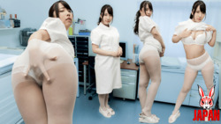 Nurse Kurumi TAMAKI's Naughty White Pantyhose Masturbation Play