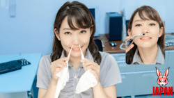 Wait, You Want to See My Nose and a Runny Nose?  Kasugano Yui; Asked by a Senior at Work... 
