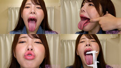 Noa Nanami - Erotic Long Tongue and Mouth Showing