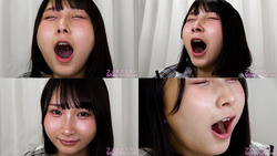 Facial collapse! Cute Yura Kana-chan yawning close-up! !
