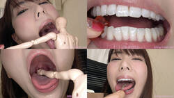 [Oral fetish] Yui Hatano&#39;s maniac oral observation and oral fetish play! [Swallow whole]-