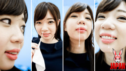 Miyu Saito cums 鼻涕并被涂抹在她的脸上，鼻子恋物癖，流鼻涕恋物癖主观视频