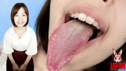 [Amateur girl series] Amateur girl Yuko's subjective tongue observation and tongue saliva fetishism