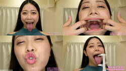 Mio Nozaki - Erotic Long Tongue and Mouth Showing