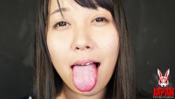 Virtual tongue kissing experience with Misora Hayama!